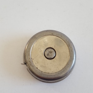 Vintage circa 1950&#39;s 6ft tape measure  push/pull style made in West Germany,  decent numbers