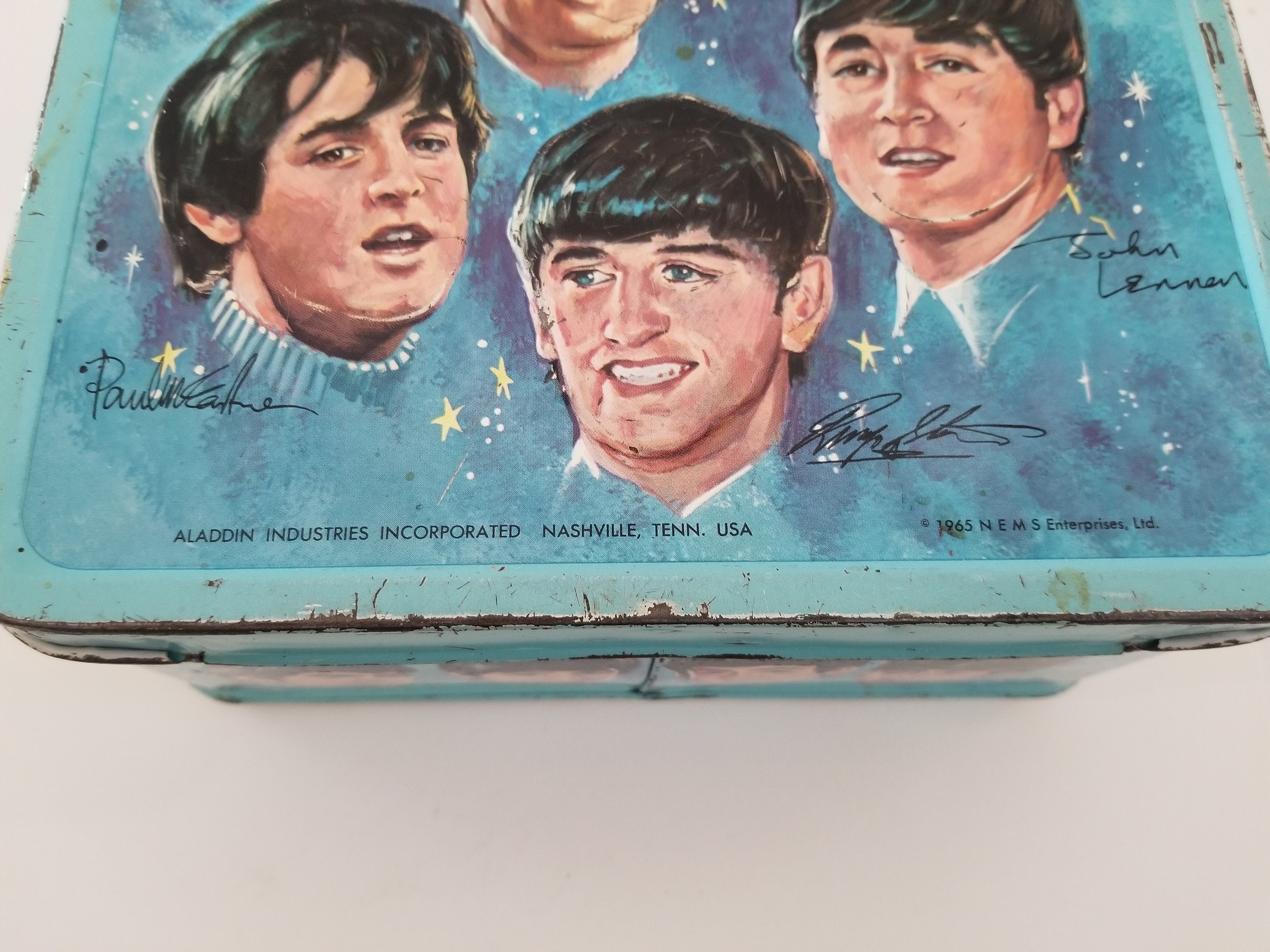 The Beatles Vintage Metal Lunchbox by Aladdin, 1965