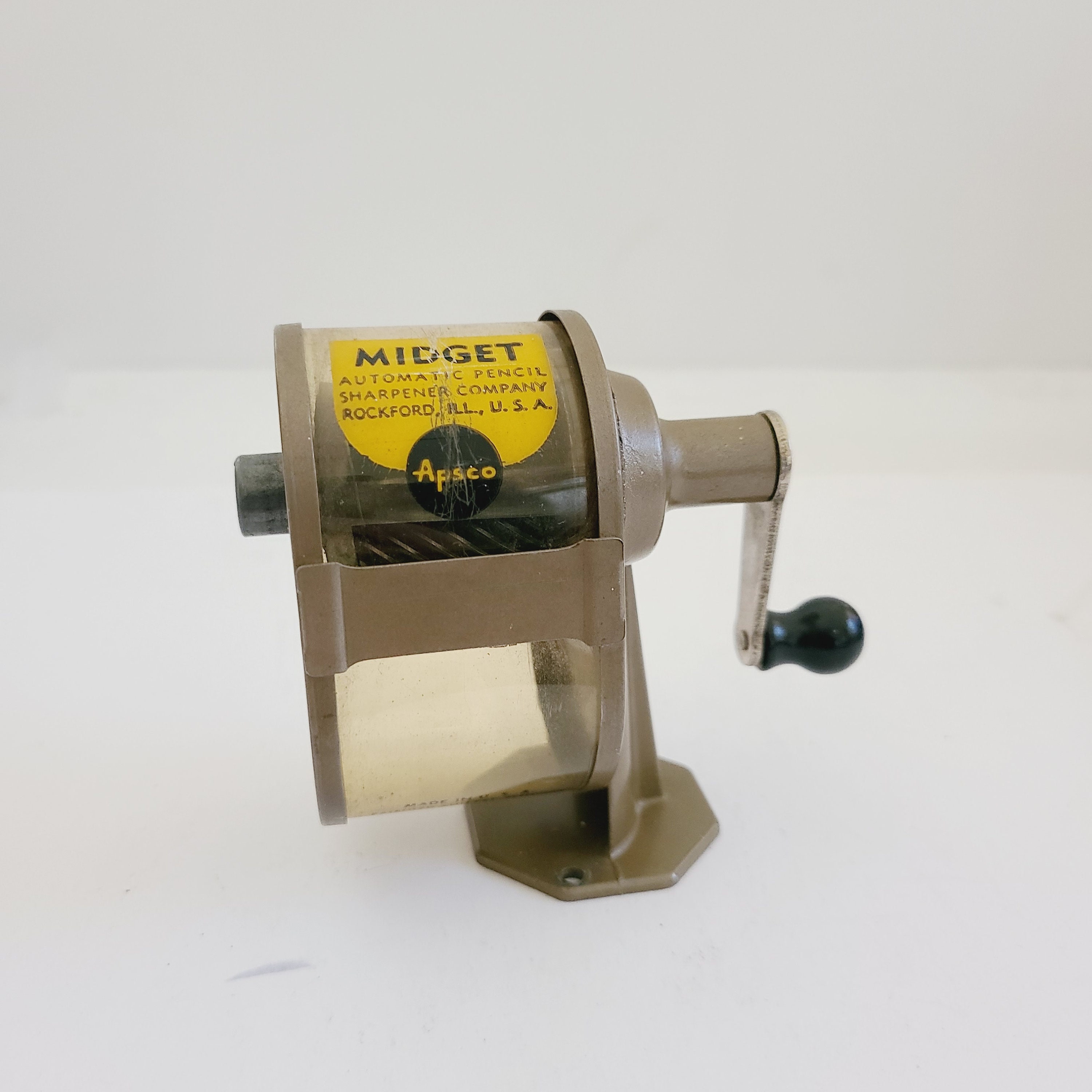 OLD MOUNTAIN ミニアンブレラ Vintage 1930's Midget Pencil Sharpener: Chicago Metal Desk Decor