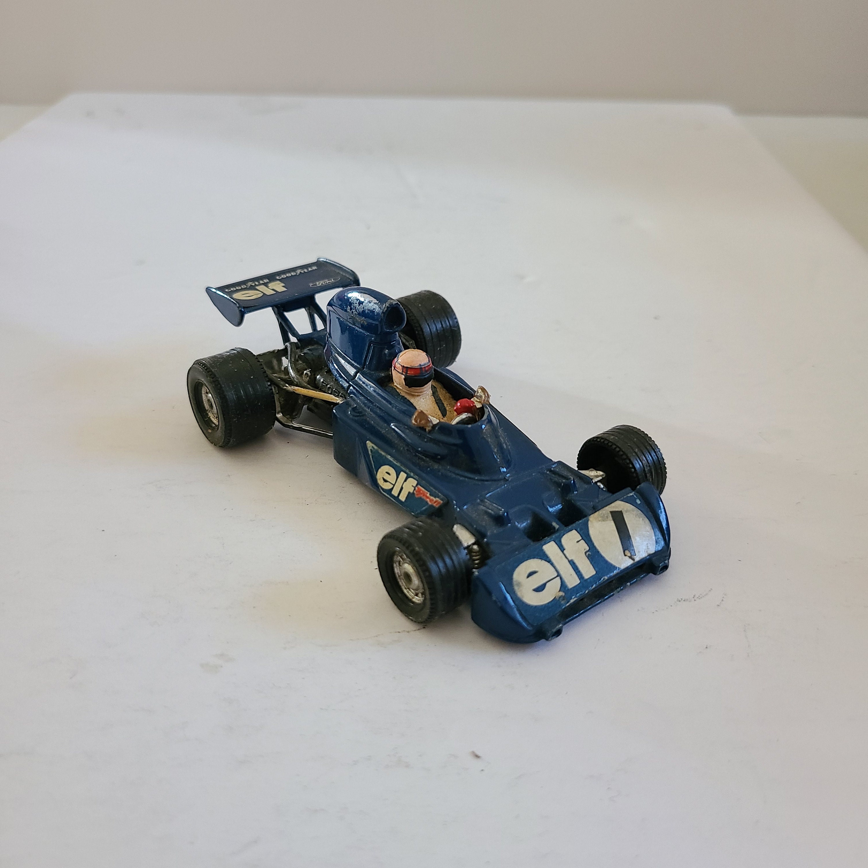 スポーツ CORGI Elf Tyrrell-Ford F1 Racing Car Vintage Corgi Elf Tyrrell-Ford 006/2 Jackie Stewart 1:36 #1