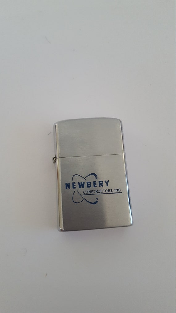 barlow cigarette lighters Vintage Early 1970's Barlow B7 Advertising Cigarette Lighter, Unfired  Newbery Constructors Inc
