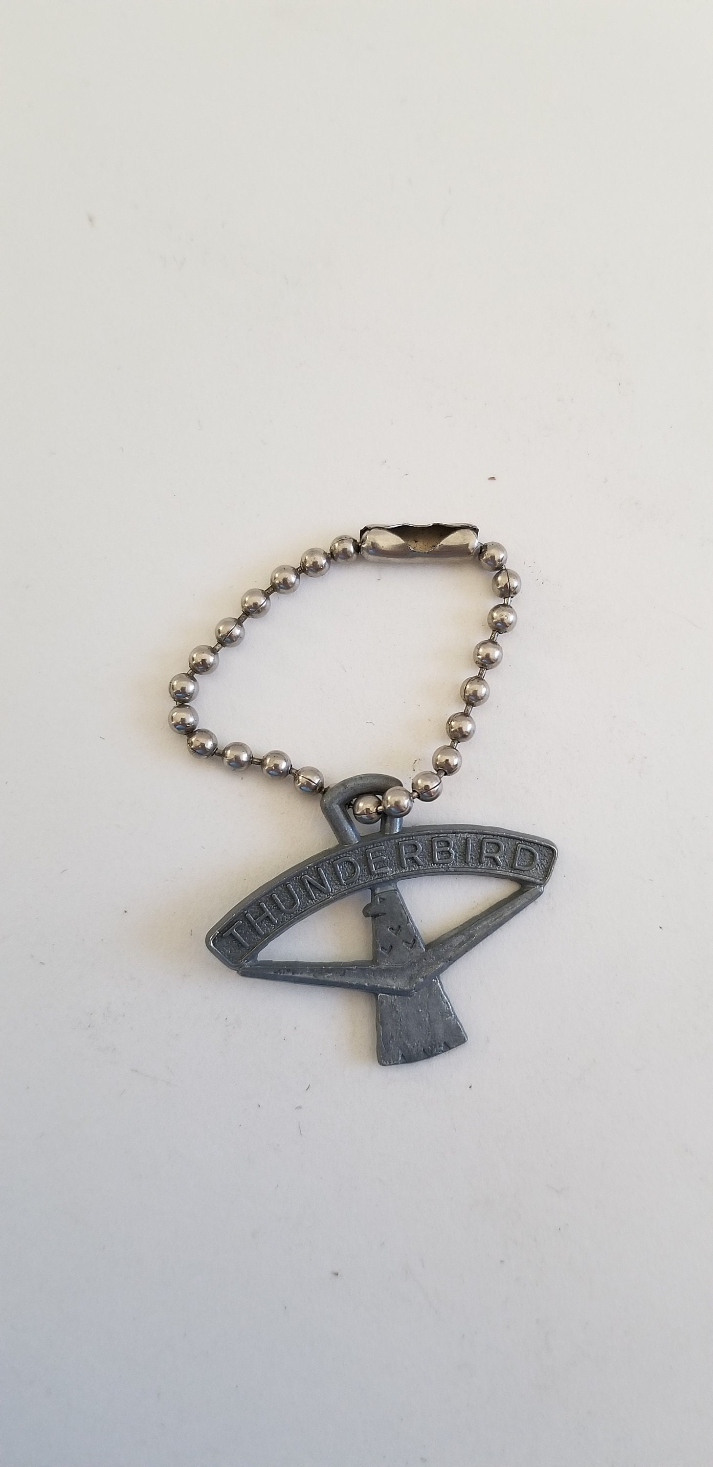 Vintage 1960's Ford Thunderbird Logo Keyring Fob Cast - Etsy