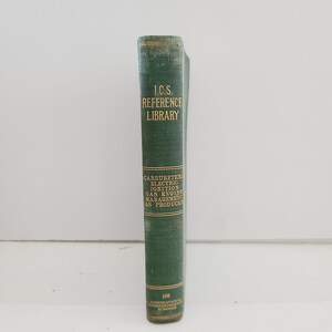 Antique 1907 International Correspondence School early textbook on Automobile mechanics, good condition for the age,water stains
