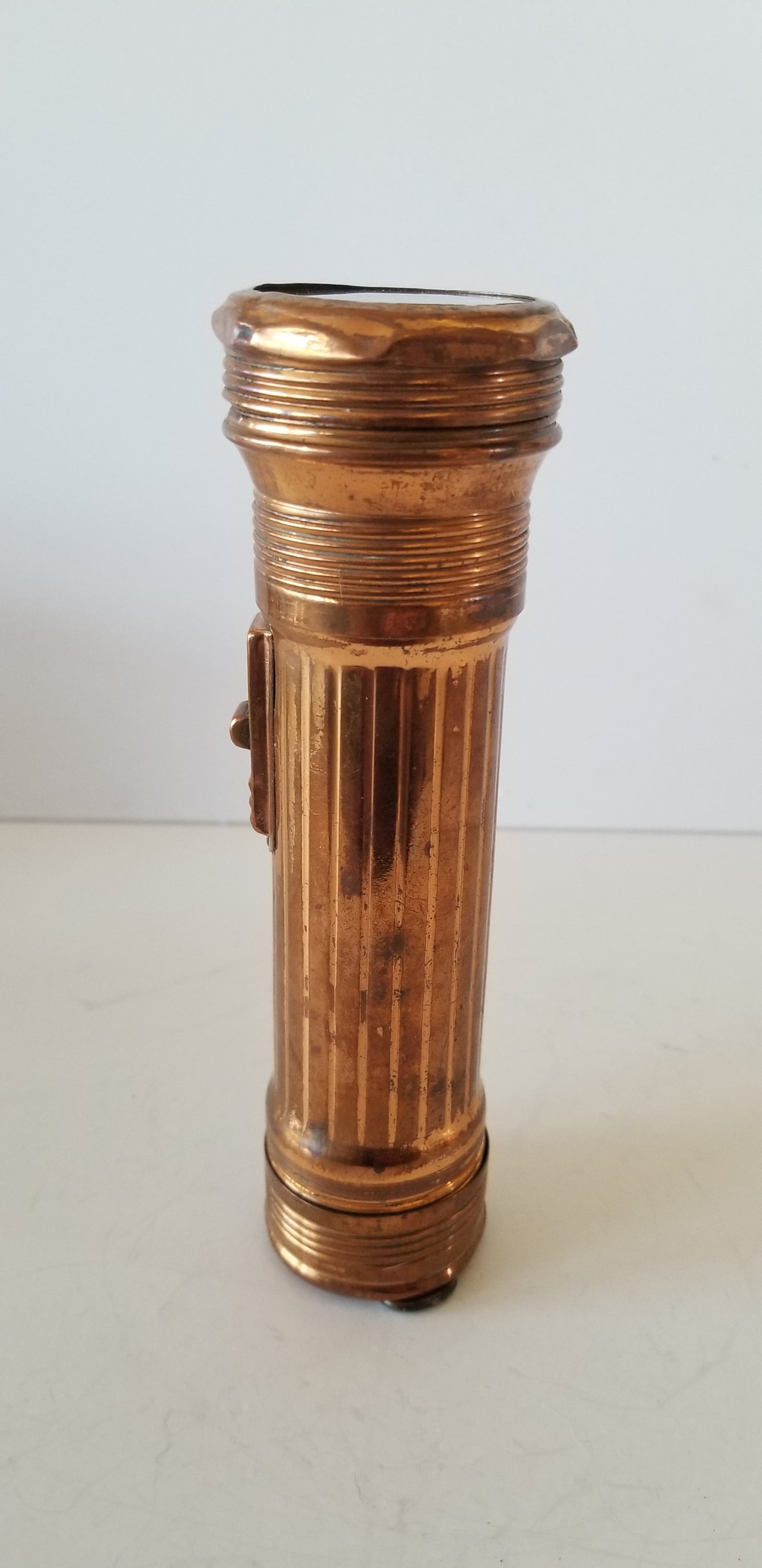Vintage 1930 Ray-o-vac Copper Flashlight: Working Rivet Switch - Etsy