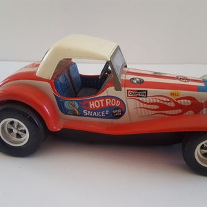 Vintage 1970 rare Taiyo tin toy &quot;Speed Jack&quot; Bump n&#39; Go car with some issues. 1931 Speed Series