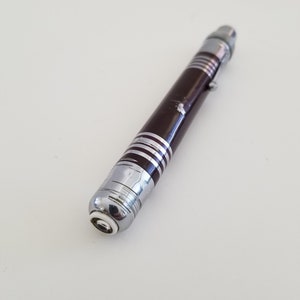 Vintage 1950&#39;s Burgess Satellite Penlight - Brown & Silver