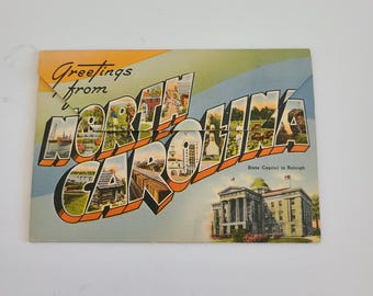 Vintage 1940s North Carolina Souvenir Postcard Packet: Asheville Publishing