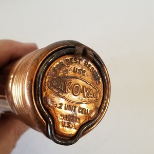 Vintage 1930 Ray-o-vac Copper Flashlight: Working Rivet Switch - Etsy