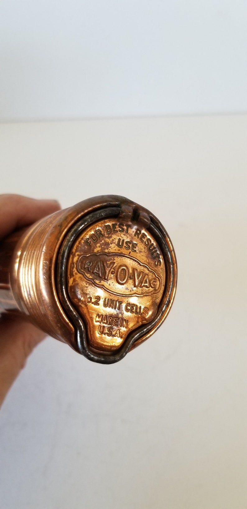 Vintage 1930 Ray-o-vac Copper Flashlight: Working Rivet Switch - Etsy