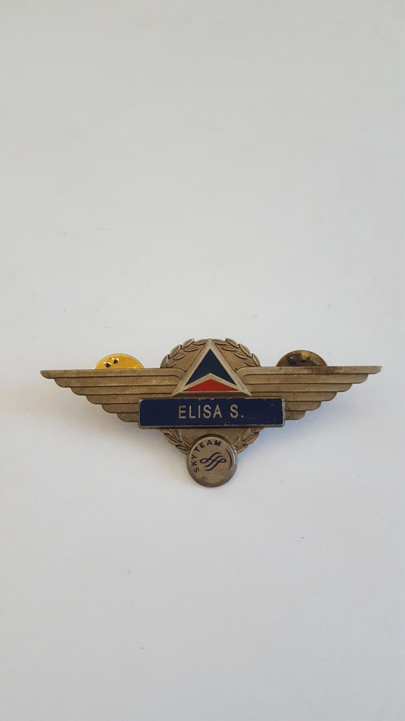 Vintage circa 2000 Delta Airlines Flight Attendant