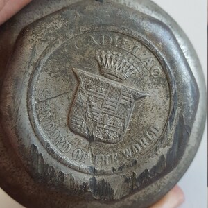 Antique Circa 1916-1918 Cadillac Wheel Hub Grease Cap 9-point Crown ...