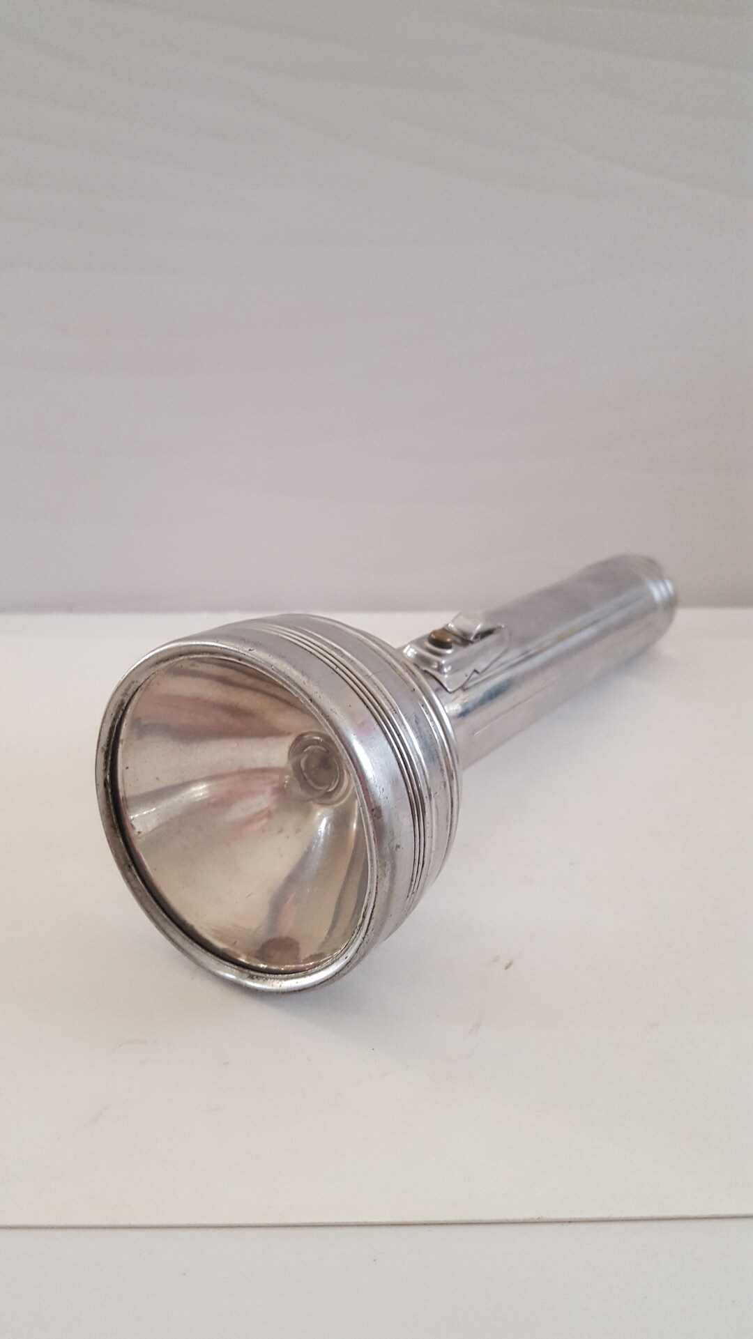 Vintage Circa 1930's Winchester Flashlight 3 D Cell Working Condition