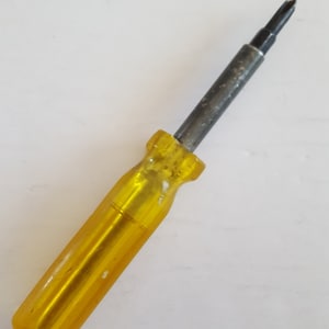 Vintage circa 1960&#39;s 4 way screwdriver 2 sizes Phillips 2 sizes flathead unmarked