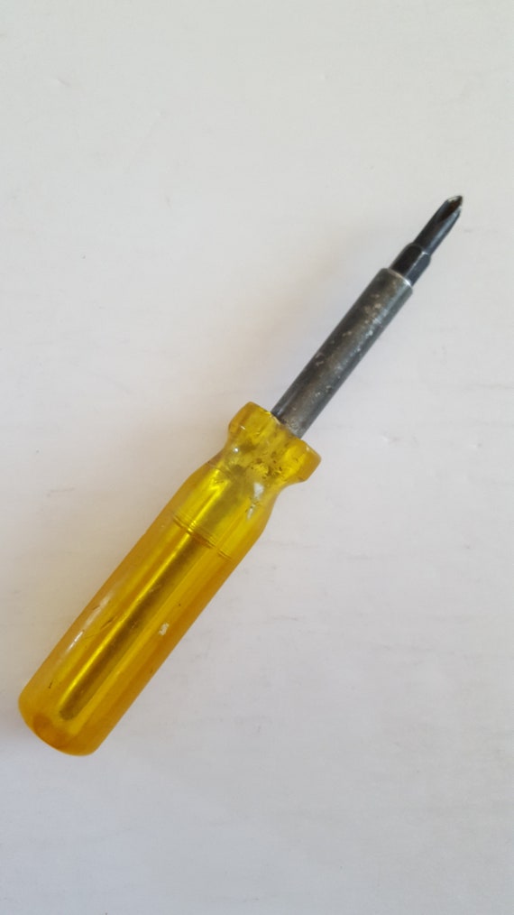 Vintage Circa 1960's 4 Way Screwdriver 2 Sizes Phillips 2 Etsy