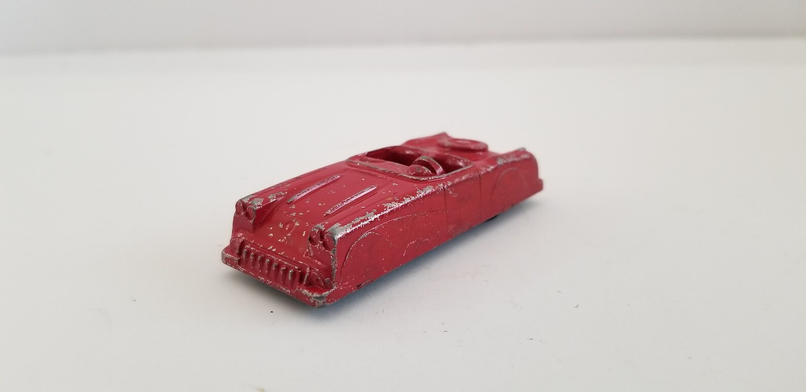Vintage 1950's Midgetoy Convertible Toy Car, Chippy Red Paint in Good ...