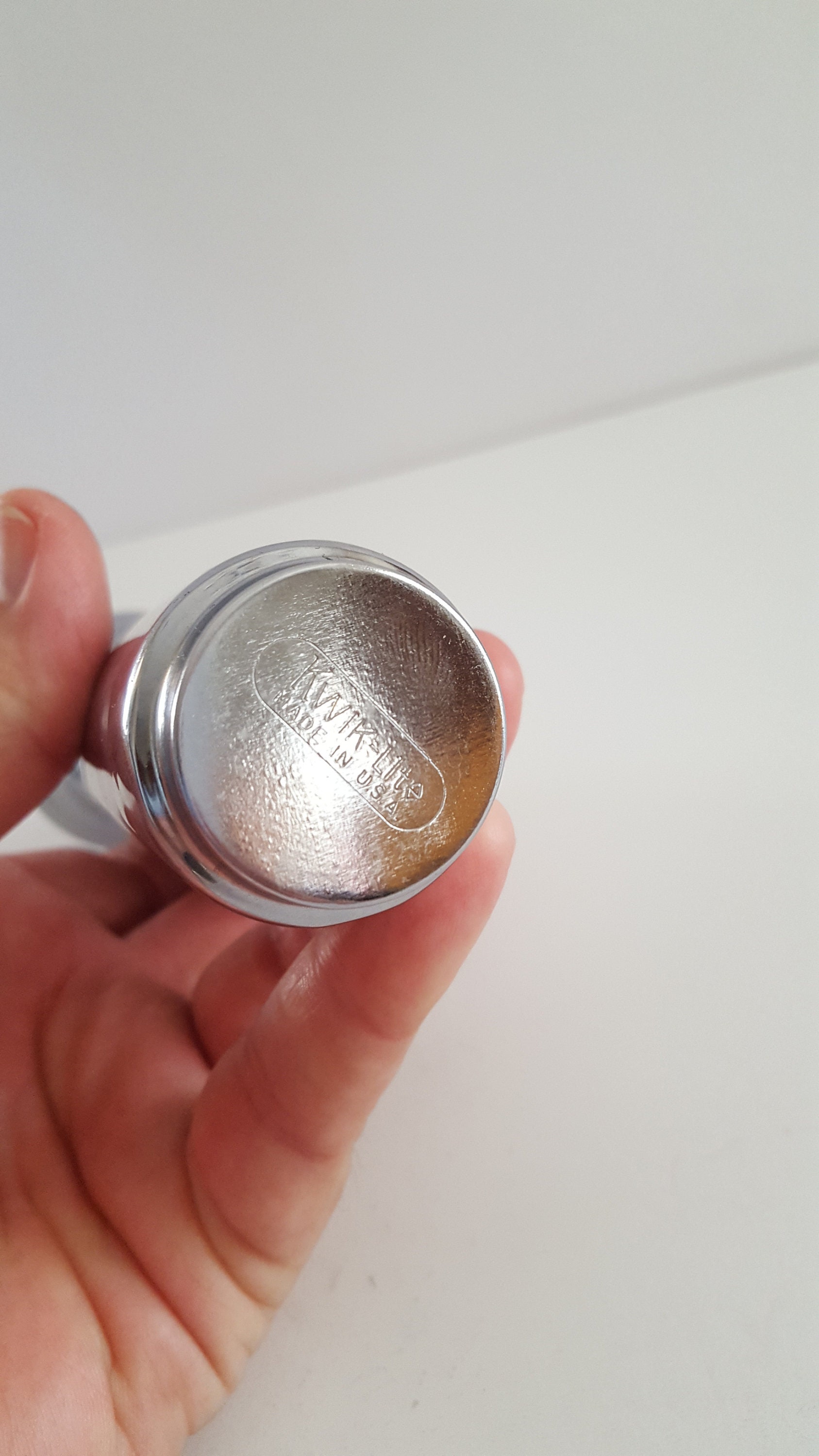 Lampe De Poche Vintage Duo-Tint Chromée – Deux Cellules – Avec Aimant