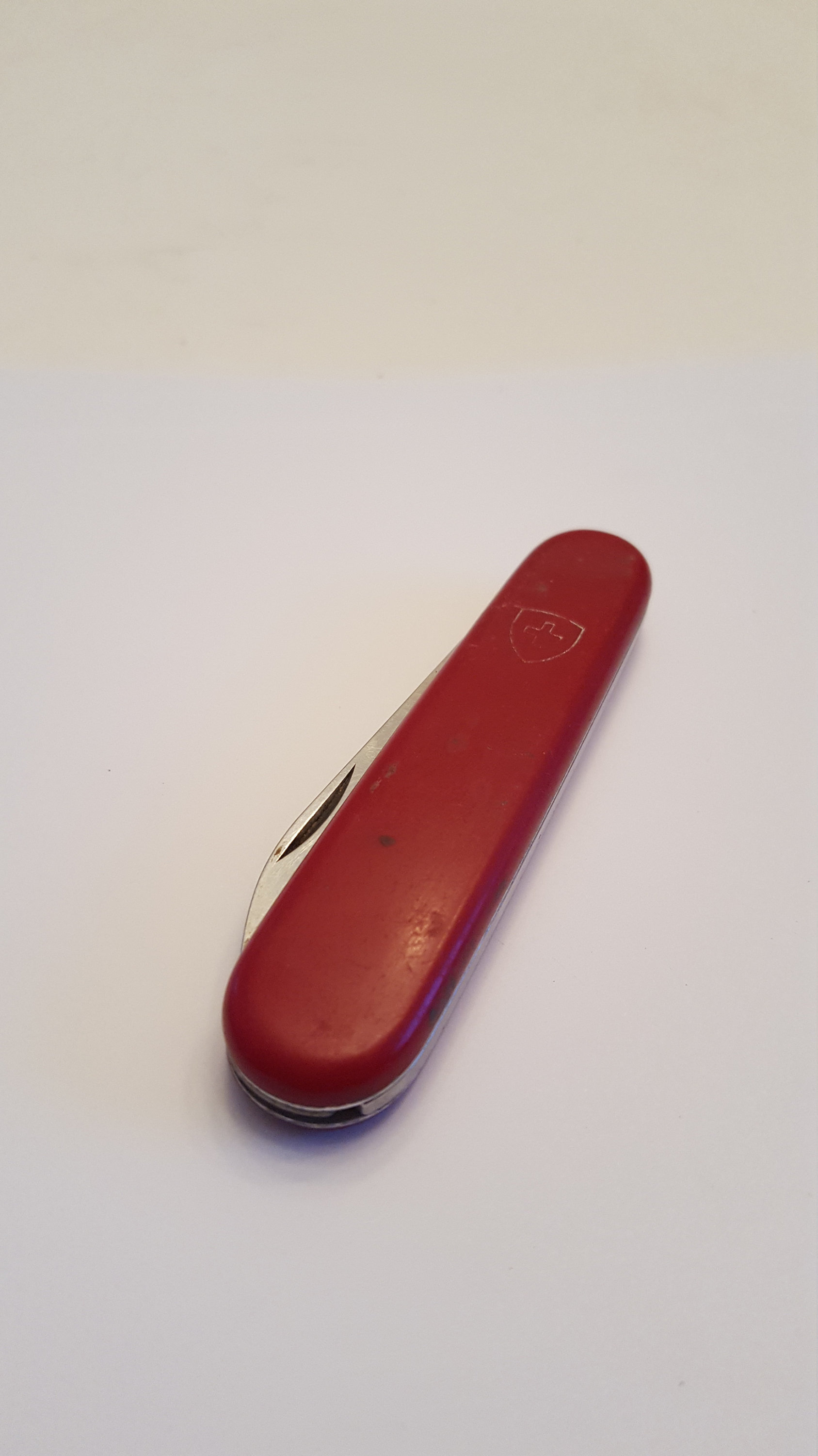 Vintage Single Blade Victorinox Swiss Army Officer Pocket Knife