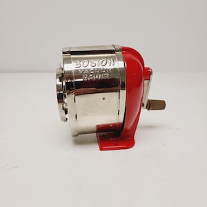 Vintage Boston Multi-Size Pencil Sharpener: Repurposed 1975 Model