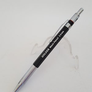 Vintage circa 1990's (?) HOLDER Mech-Pencil 2.0mm black and silver excellent condition