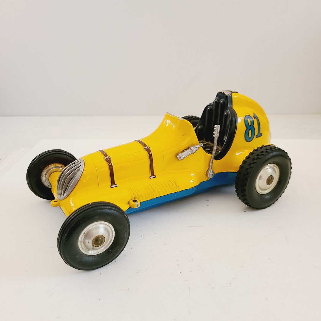 Vintage Cox Thimble Drome Prop Rod Tether Car Front Rear