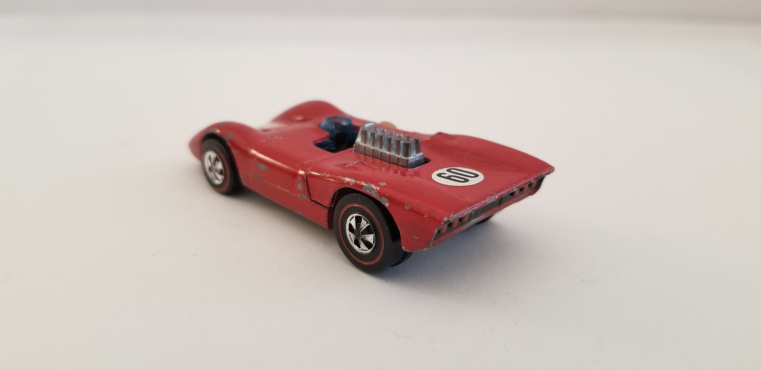 Vintage 1970 Hot Wheels Redline Ferrari 312P - Hong Kong Edition