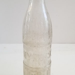Vintage 1948 Hyrock Beverages Bottle - Sioux City Iowa - 7oz Glass
