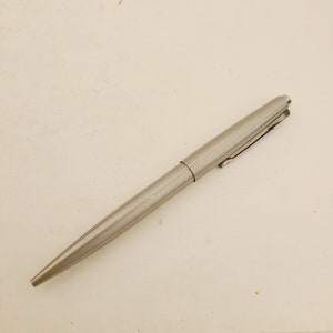 Vintage 1979 Parker Ballpoint Pen - Stainless Steel - Made in England ...