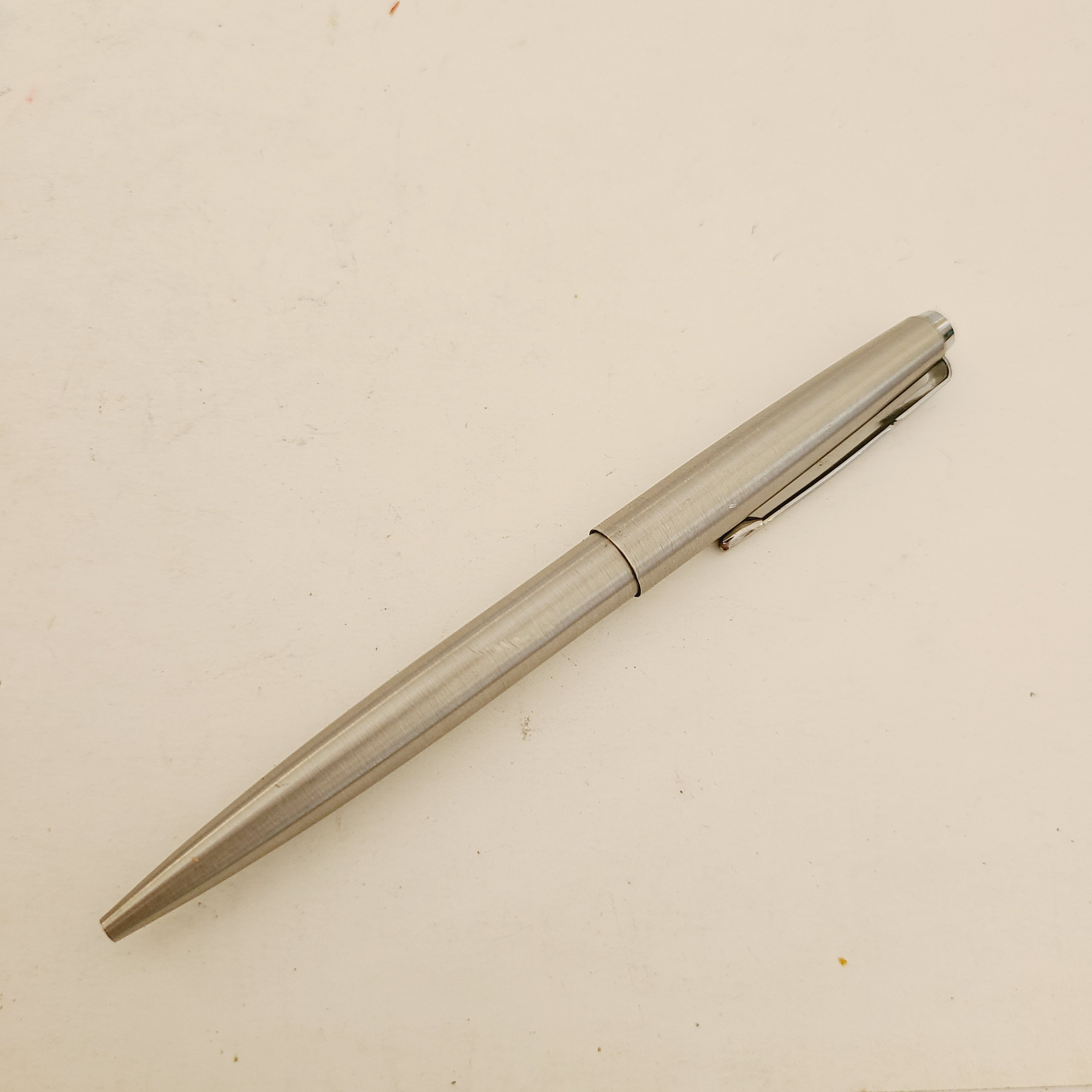 Vintage 1979 Parker Ballpoint Pen - Stainless Steel - Made in England ...