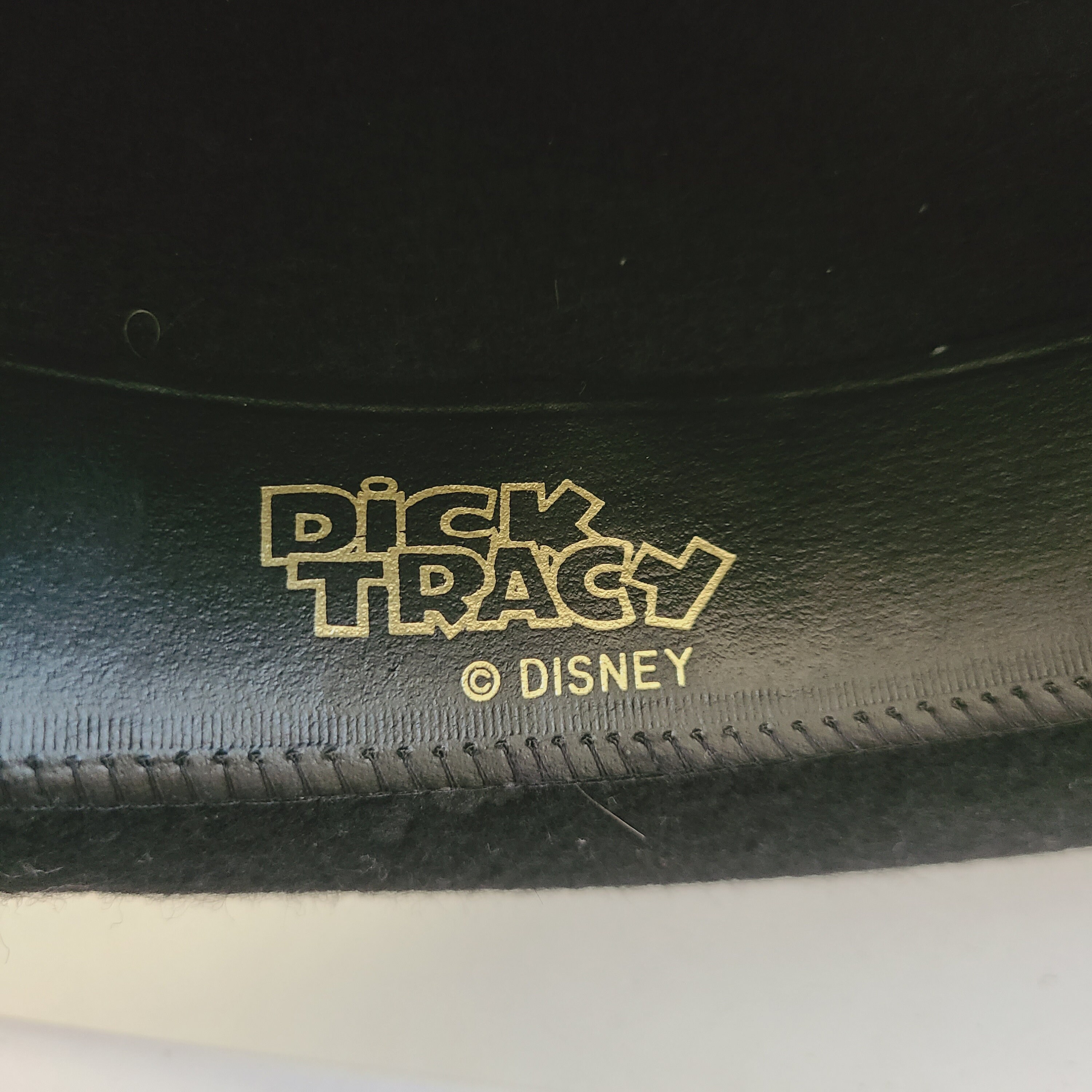 Dorfman Pacific Disney Dick Tracy Black Hat XL 90s Vintage 90s Disney Dick Tracy Detective Movie Promo Painters  main image 3