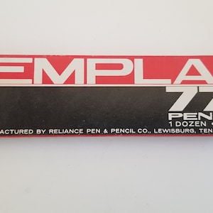 Vintage Reliance Templar 777 Pencils: Box of 12 Unsharpened No. 2