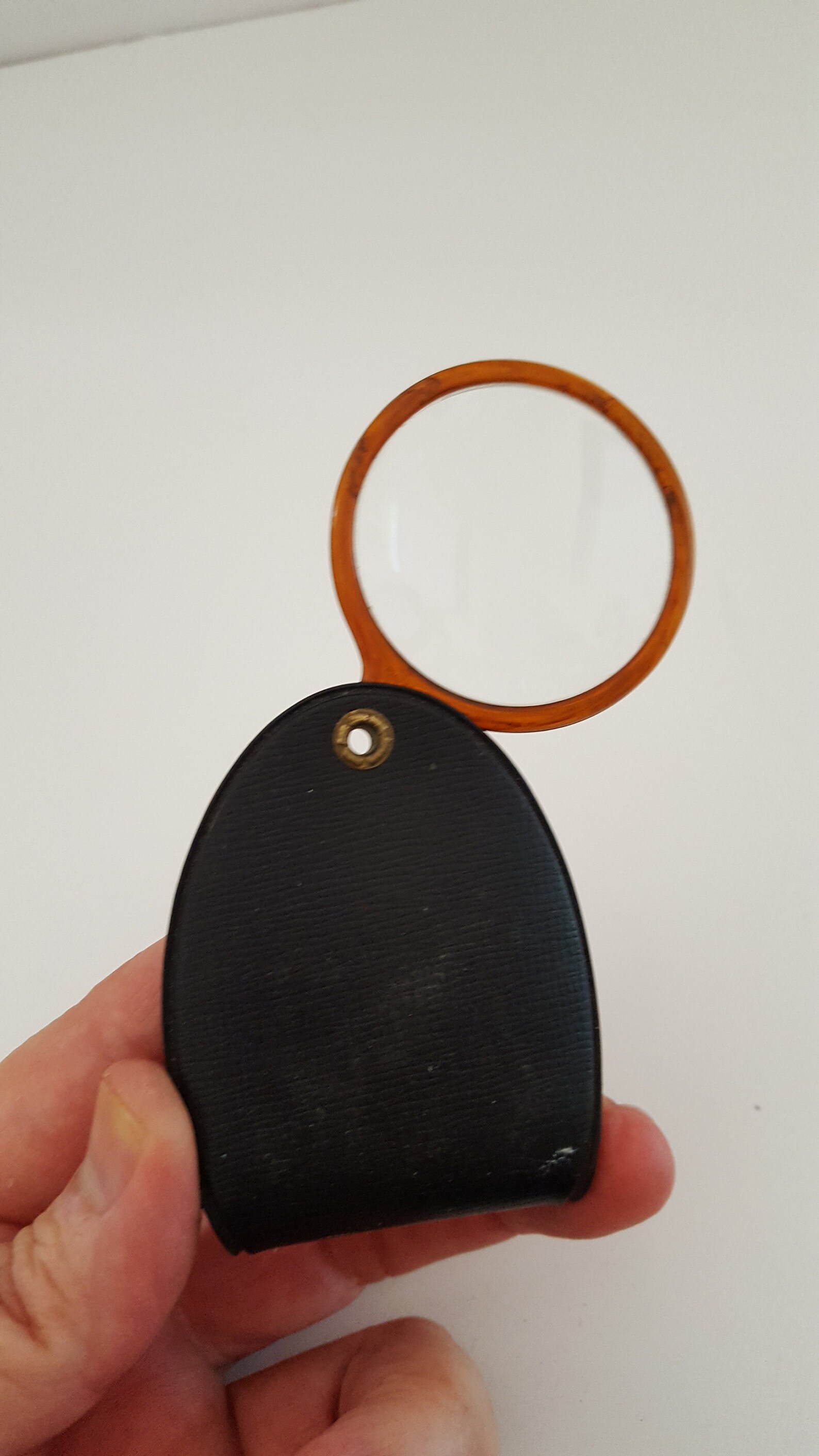 Vintage 1960's Pocket Magnifying Glass Black Plastic - Etsy