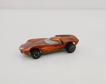 Vintage 1969 Hot Wheels Turbofire: Spectraflame Orange Redline Car