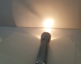 Lampe Torche Ancienne Ray-O-Vac Cuivre Massif USA - Vintage