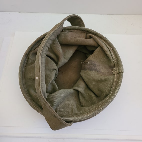40s WWII US ARMY CANVAS BUCKET LC-57 バケツ Buy Vintage 1945 WWII US Army Canvas Collapsible Water Bucket