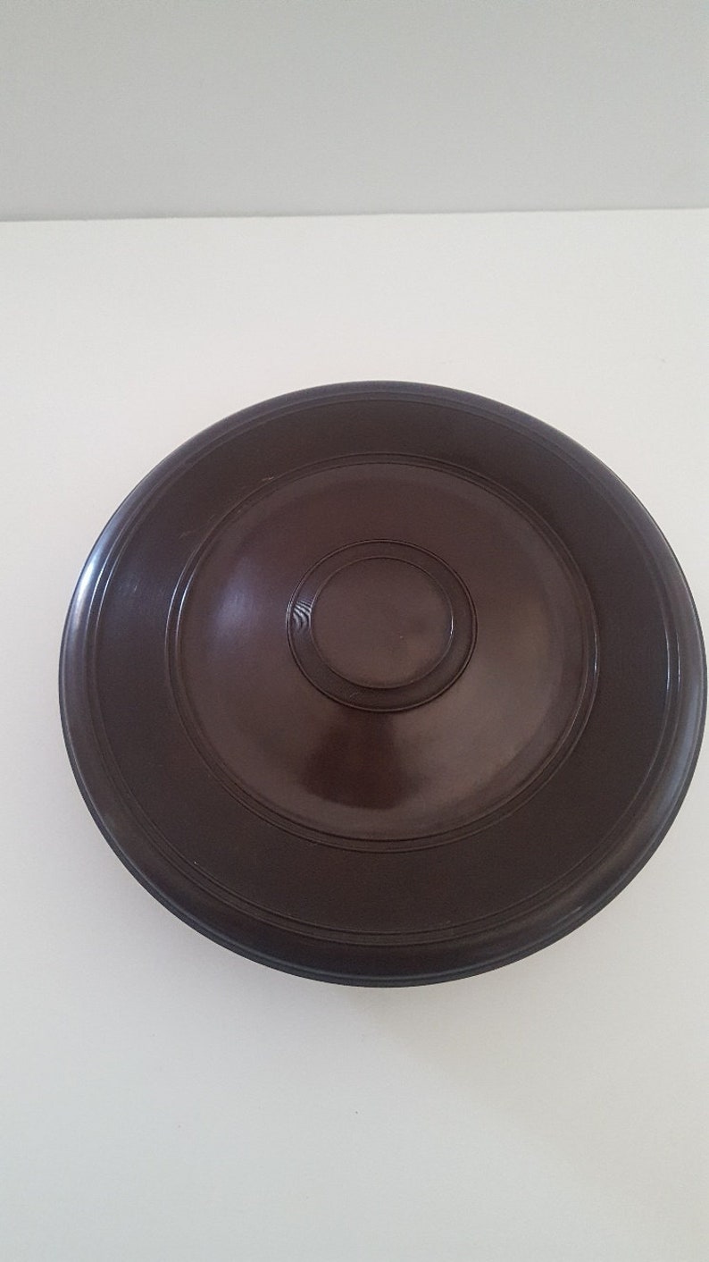 3 piece set lid and base tray Smart Company Glenside PA Vintage early 1920/'s Domart Sewing Box chocolate Bakelite