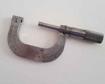 Antique Brown & Sharpe Mfg. Co. No. 47 micrometer, patent date December 30, 1902