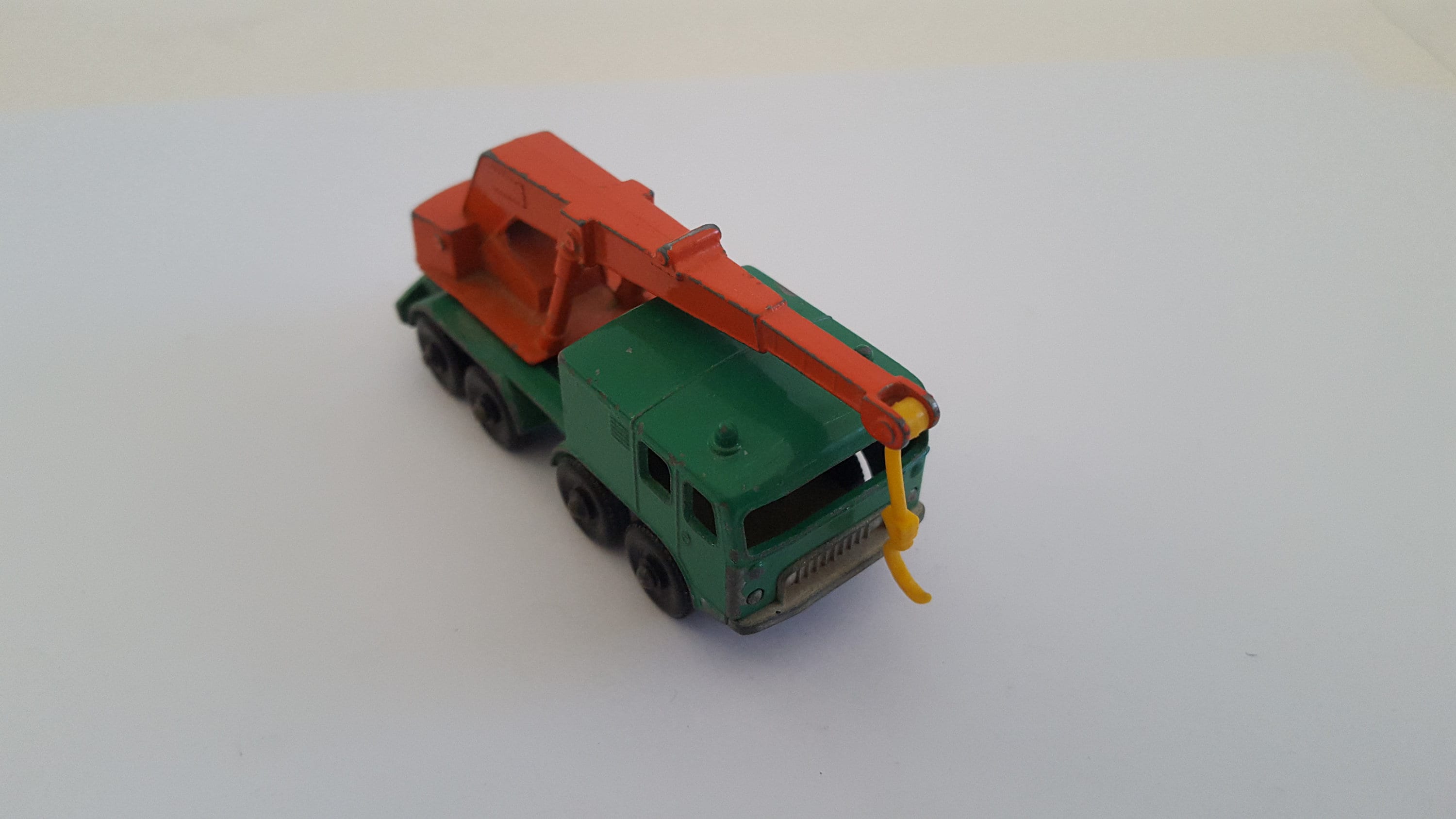 Matchbox Series - German Crane N°30 - Camion Grue Métal - Boîte Repro - Occasion