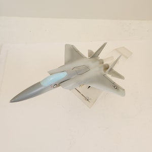 Vintage circa 1970&#39;s  handmade model aircraft McDonnell Douglas  F-15 Eagle, United States Air Force livery likely made by Topping Co.