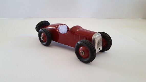 1930 s Vintage Boat tailed Race Car Aluminum Body Painted Red