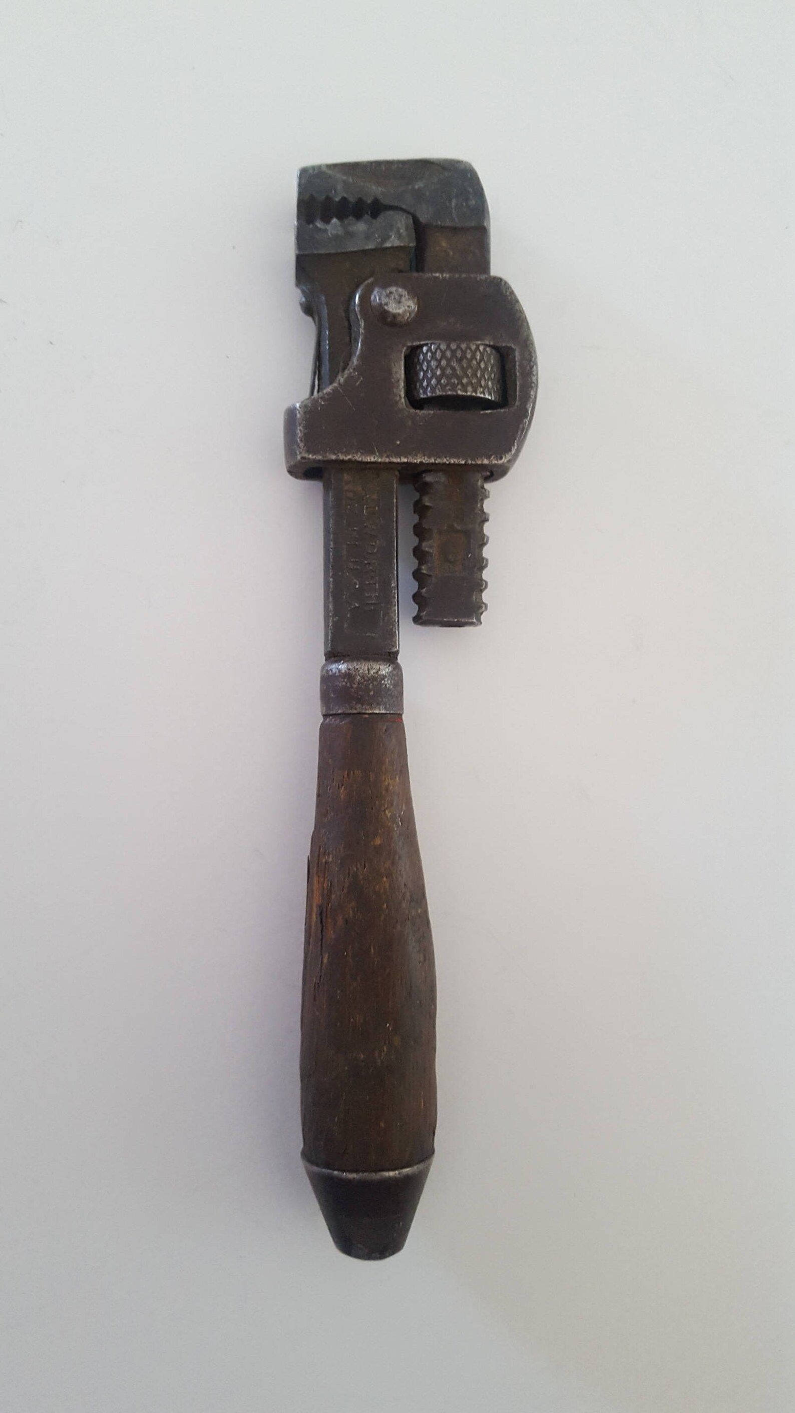Vintage Stillson Pipe Wrench No. 6 Wooden Handle Dates This Etsy