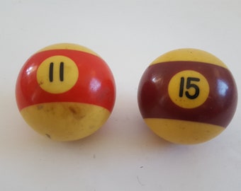 Antique Billiard Ball Vintage #8 Ball Pool Ball Many Sizes & Styles SHIPS FREE 