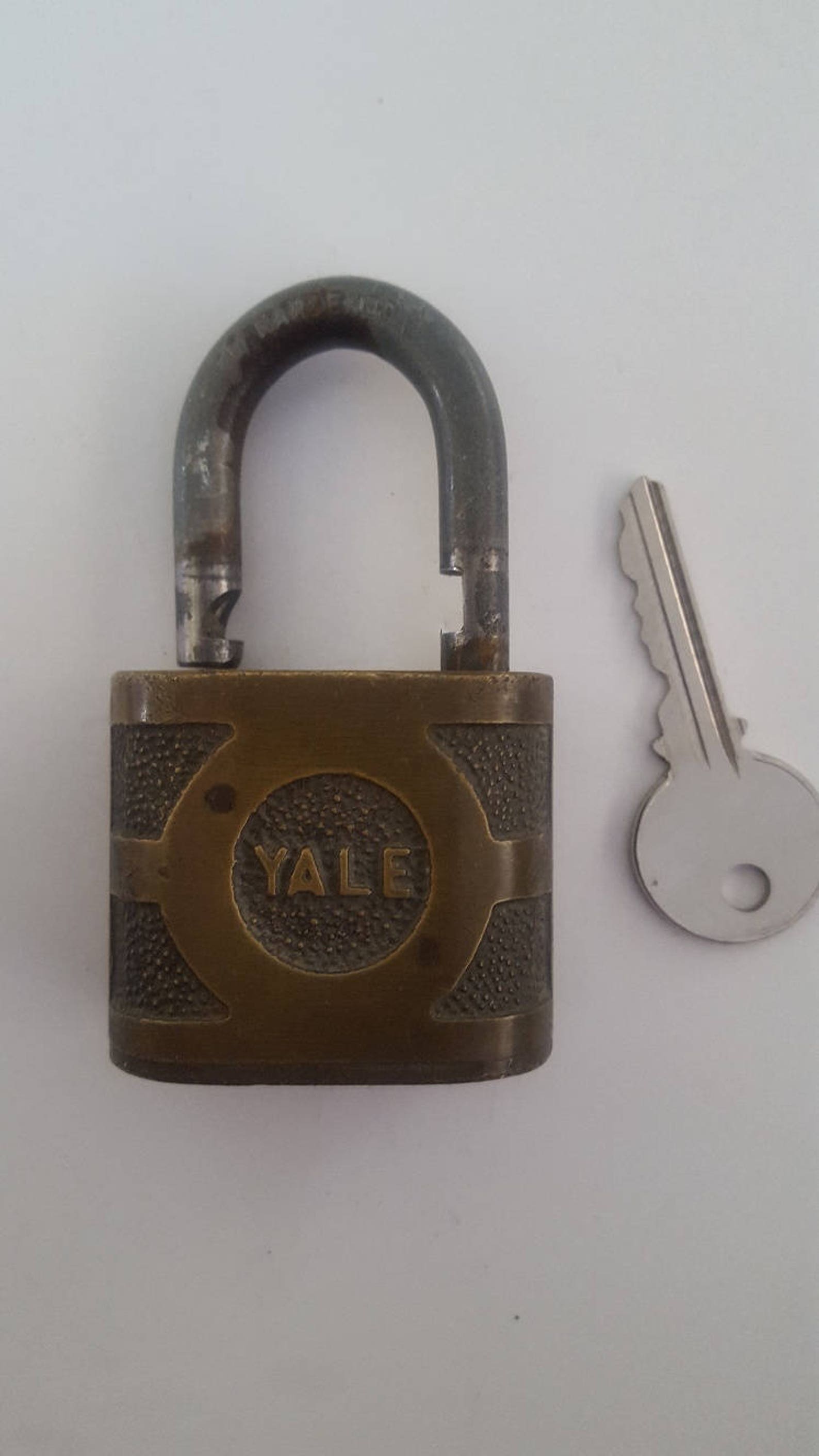 Vintage 1960's Eaton Yale and Towne Inc Brass Padlock Etsy