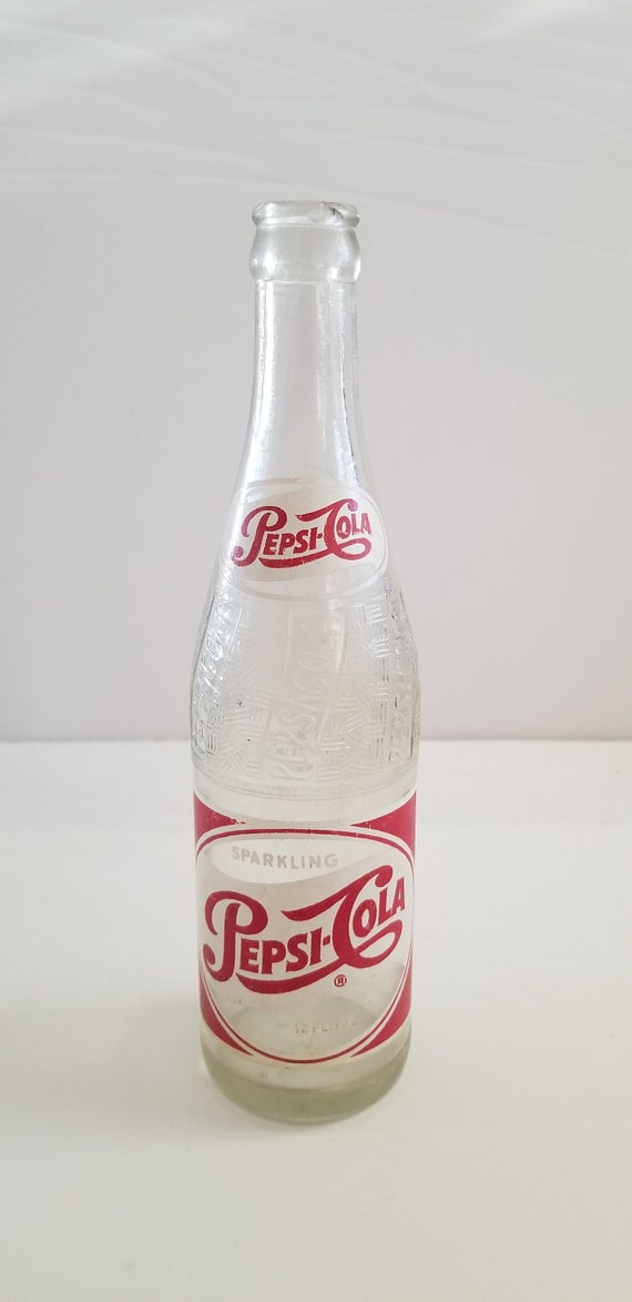 Vintage 1950's Pepsi-cola Clear Glass Soda Pop Bottle, 12oz Size Nice  Condition Franchise Bottling Bisbee, Arizona -  Sweden
