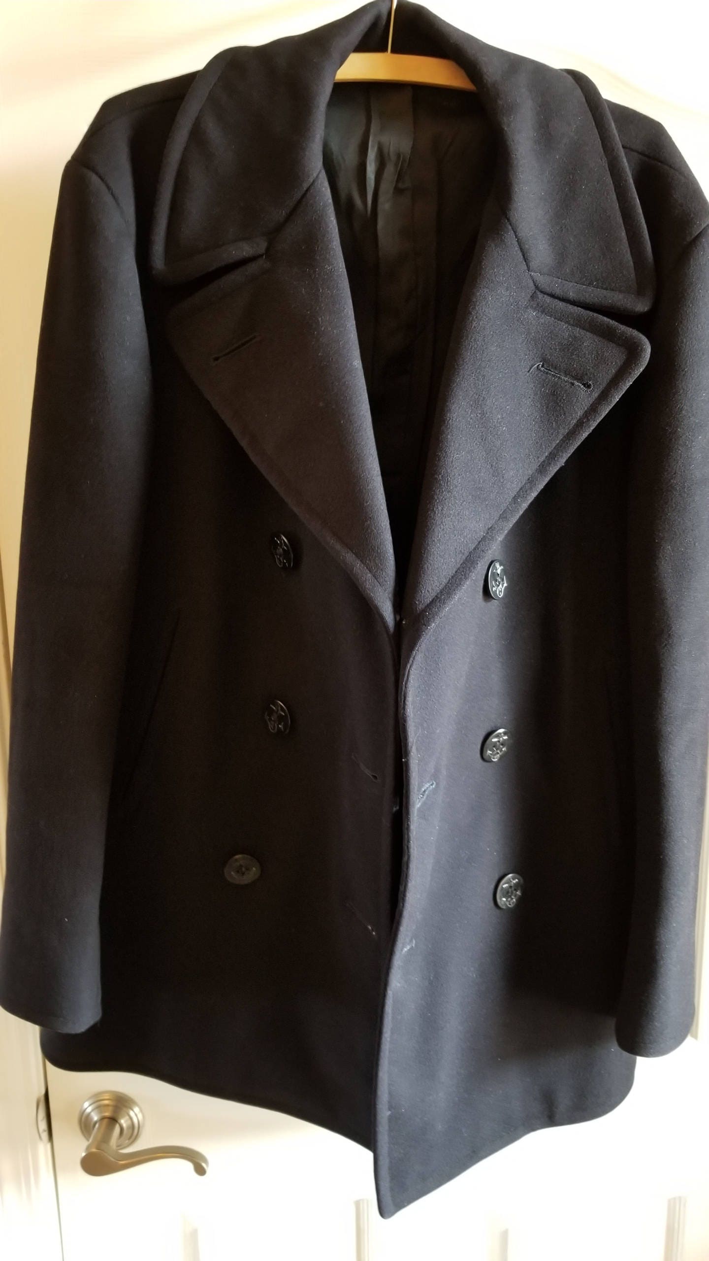 Vintage 1950's US Navy Pea Coat Marked and Tagged Size 38 - Etsy