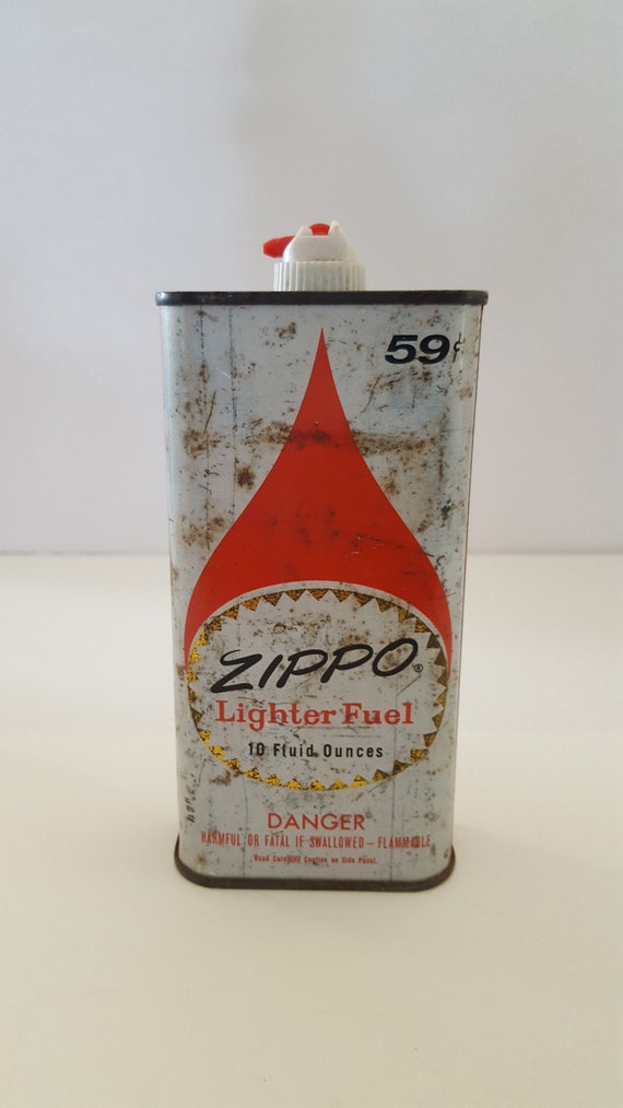Circa 1960's Zippo Brand Lighter Fluid Can in Well - Etsy