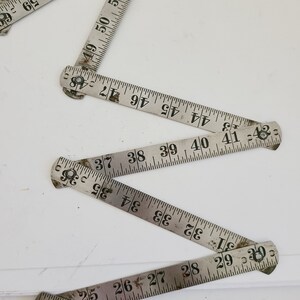 Lufkin Rigid 72 Inch Ruler Antique Circa 1920's Lufkin Rule Co No.1176 72 Inch Steel Ruler, in ...