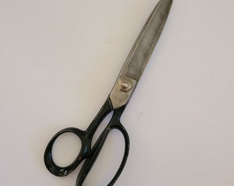 Vintage Pair of Wiss Industrial Inlaid No.22 Scissors, Upholstery Shears/  Scissors, Heavy Duty Cutting, Professionally Sharpened 