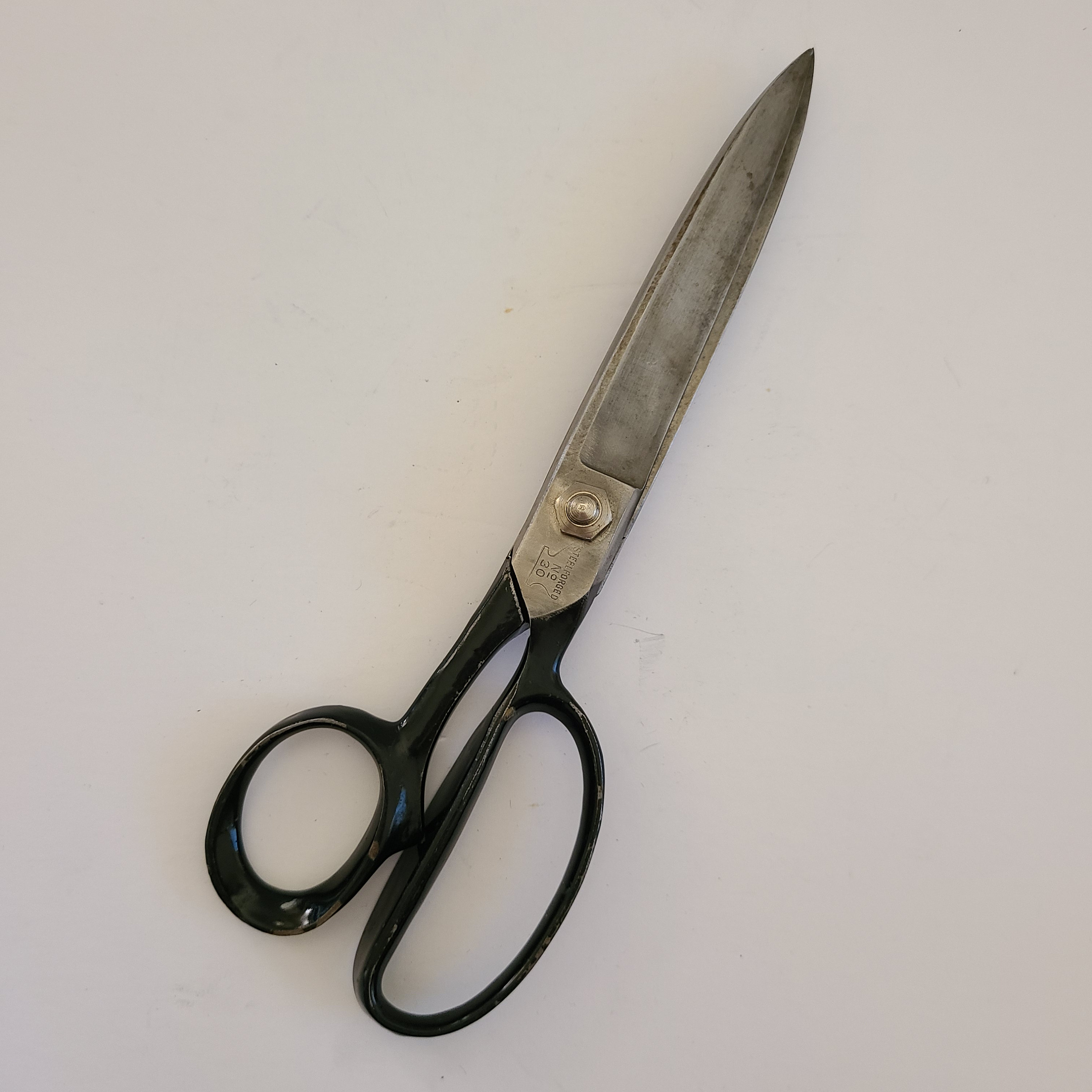Vintage Circa 1950's No.30 Wiss Inlaid Tailors Shears 9