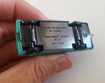 Vintage Matchbox Lesney Fiat 1500 No. 56 With Original Box - Etsy