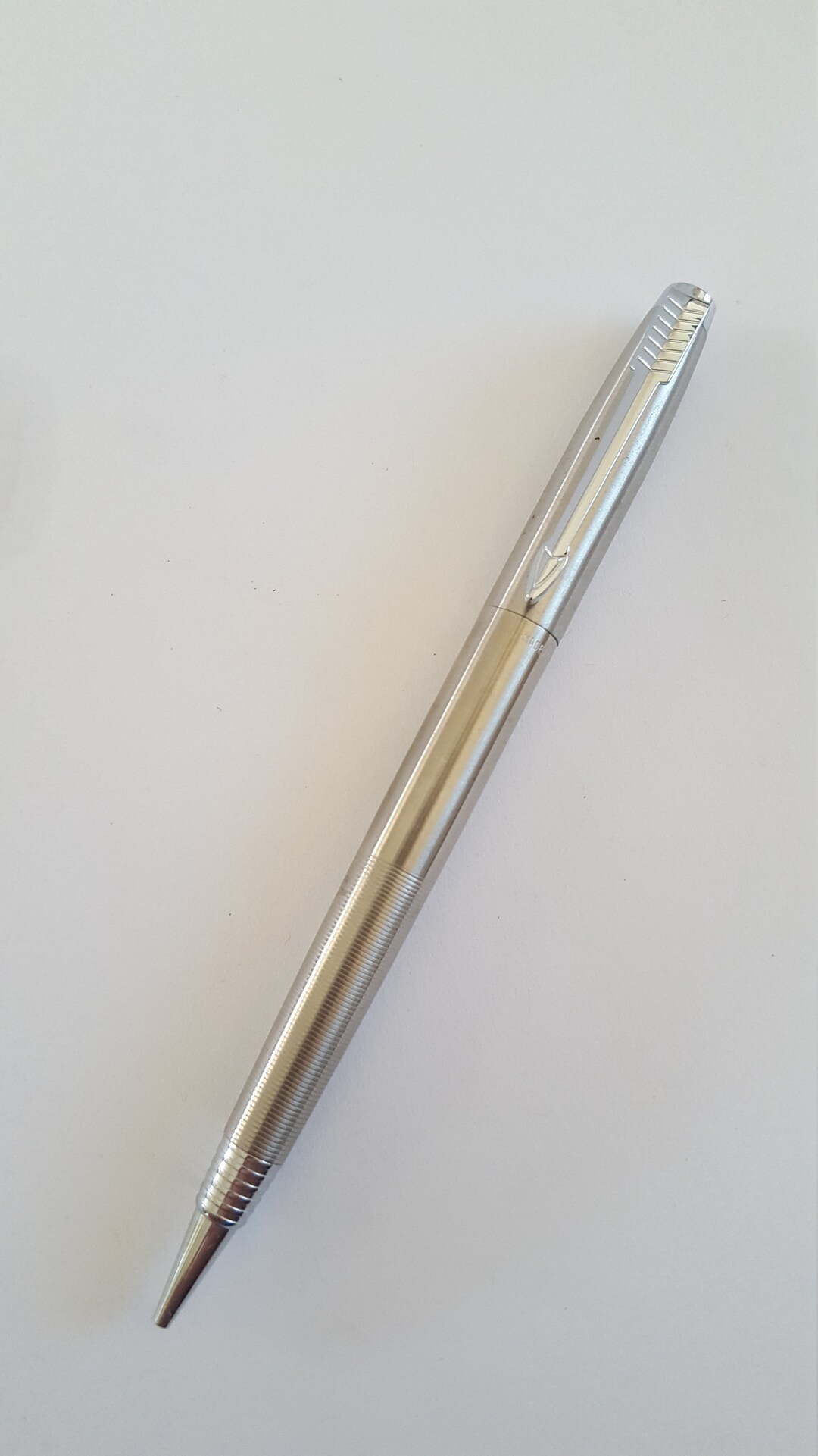 Vintage Parker Mechanical Pencil: Chrome Arrow Clip, Stainless